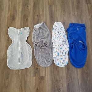 Swaddle Me Mixed Lot Swaddles Sleep Sack Lot Of 4 3-6 Months Small